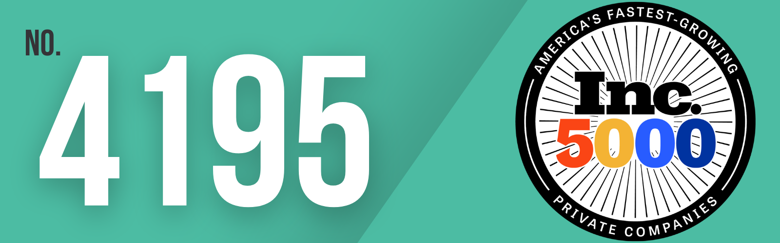 Bartlett Roofing ranked No. 4195 on the 2025 Inc. 5000 list of America’s fastest-growing private companies.